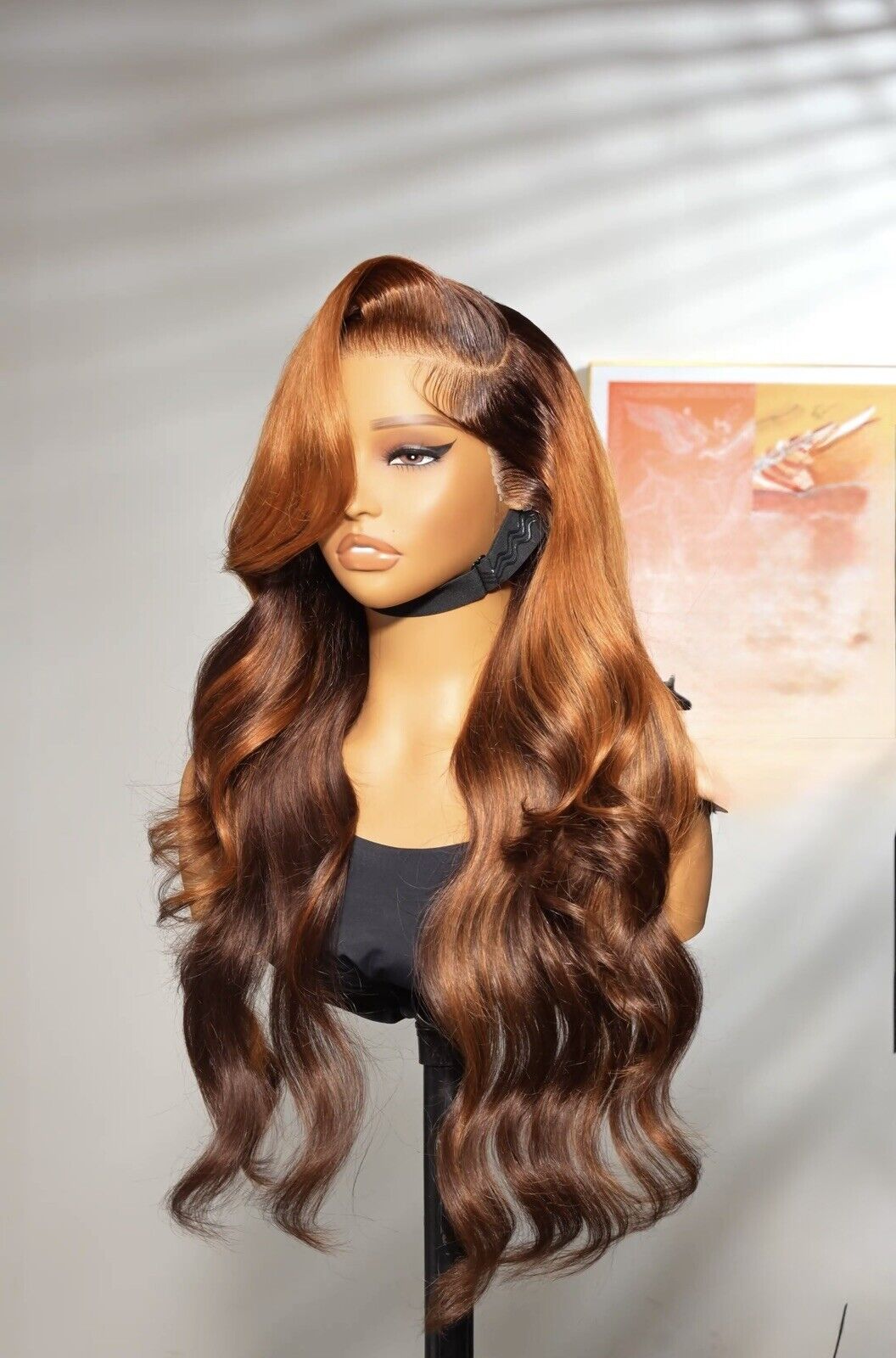 Full Lace Front Pre Styled Customised Style Wavy 250% Density Human Hair Wigs