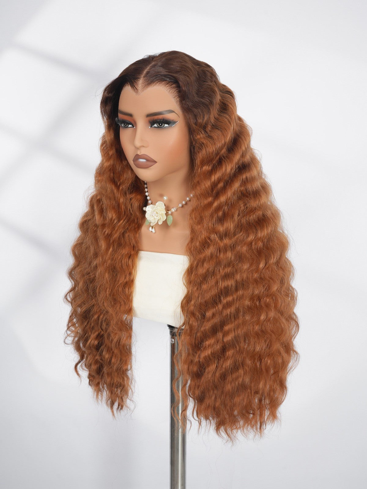 Lagos Hairline Pre Styled Glueless Wavy Human Hair 250% Density Wig Custom Color