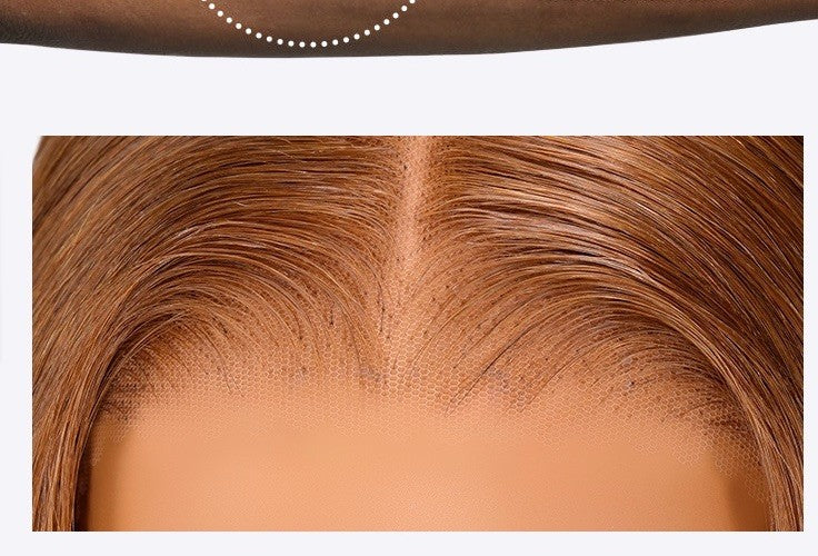 250% Density Widows Peak M Hairline Silky Straight Pre  Cut Lace Wig Glueless