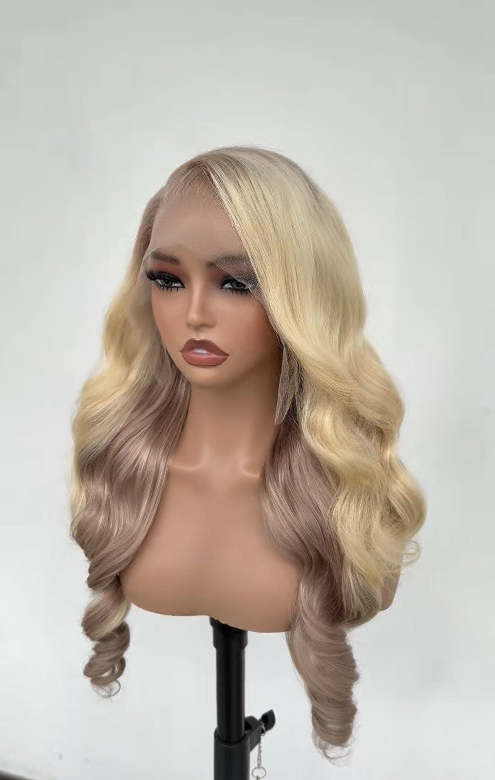 Ready To Wear Wavy Human Hair Glueless  250% Density  Wig Custom Colour 