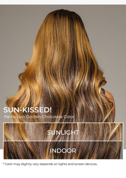 Highlights Body Wave Amber Cocoa M Hairline With Widow's Peak 13x6 Lace Wig