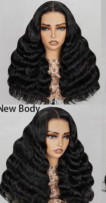 Human Hair Wigs Glueless Women Lace Front Straight Wear And Go Short Wig UK