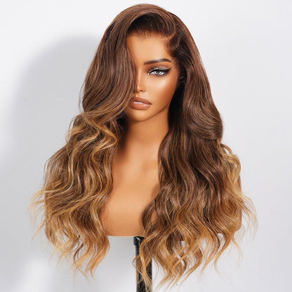 Airtouch Balayage 13x6 ProAngle Frontal Pull Go Glueless Pre-All Wigs