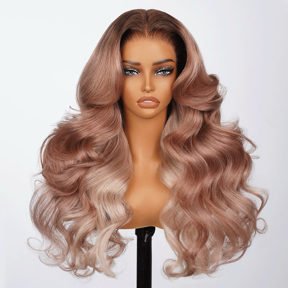 Ombre Strawberry Blonde ProAngle Body Wave 13x6 Ready To Wear Glueless Wig