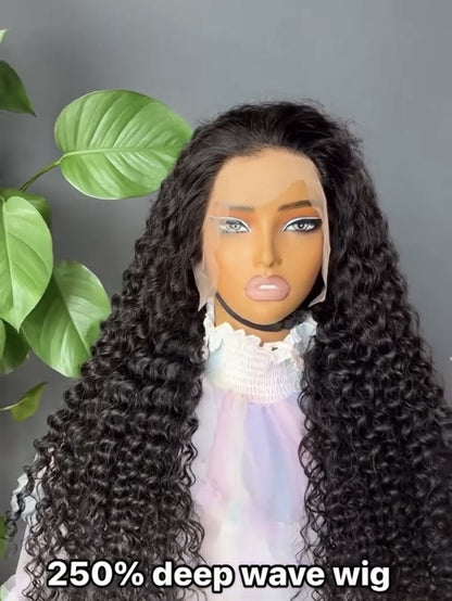 Raw Vietnamese SDD Lace Front Pixie Curly Glueless Wig 300% Density
