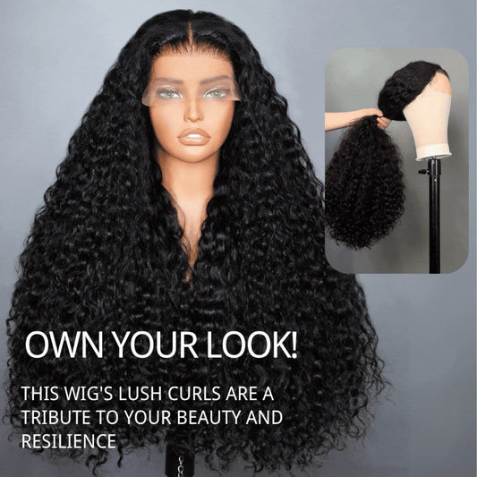250% Density Pre Everything Pre Cut Lace Ready To Wear Deep Wave Glueless Wig