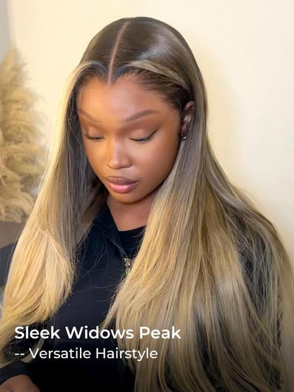 Lagos M Hairline Pre-Styled Ready To Wear Wavy Ash Blonde 250% Glueless Wig