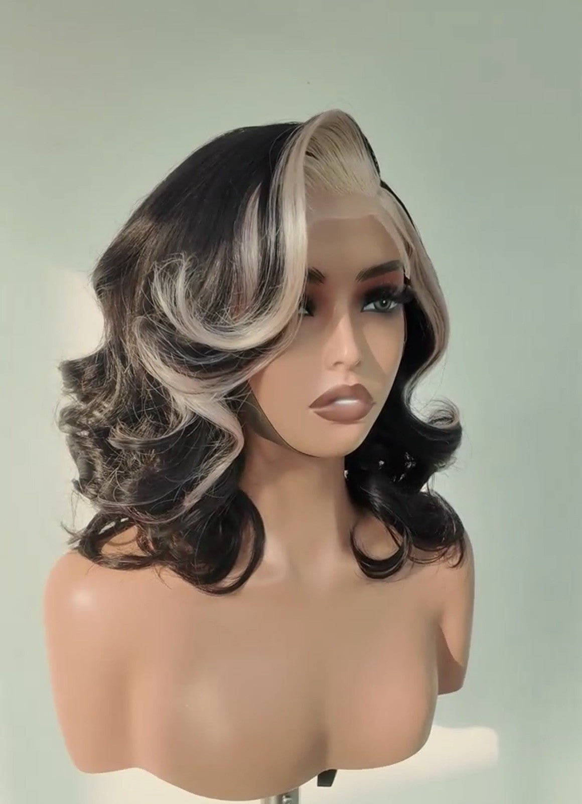 Raw Vietnamese SDD Layered Cut Lace Front Glueless Bob Wig 250% Custom Colour 