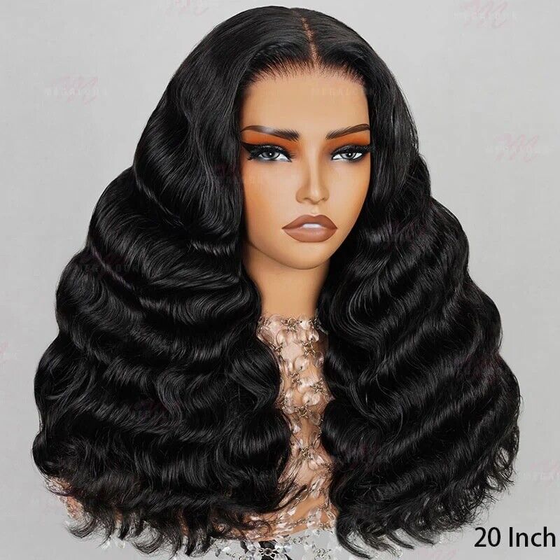 Human Hair Wigs Glueless Women Lace Front Straight Wear And Go Short Wig UK