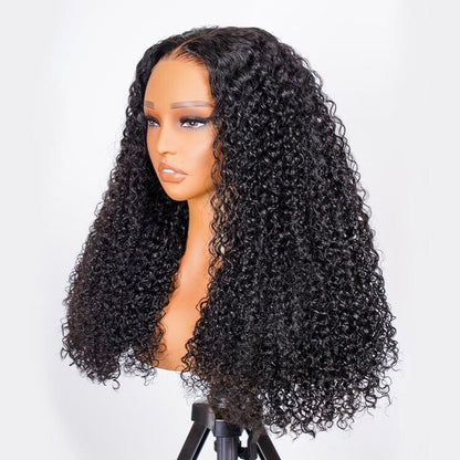 Human Hair Wigs Glueless Ready To Wear Lace Front Curly Full Density Women UK