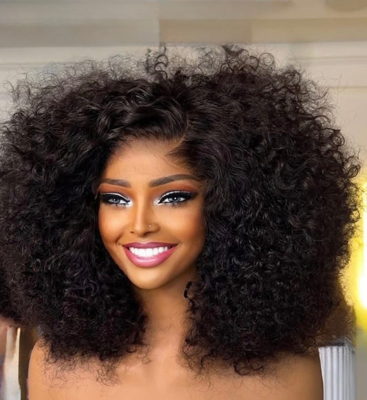 Chic Luxe Hair Burmese Curls Pre-Styled Pre-Cut Lace Ready To Wear Glueless Wig | 100% Human Hair | 300% Full Density