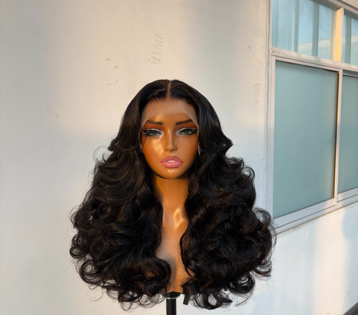 Chic Luxe Hair | Glueless Pre Styled Ready To Wear Curly Human Hair Lace Front Wig 250% Full Density Customized Colour