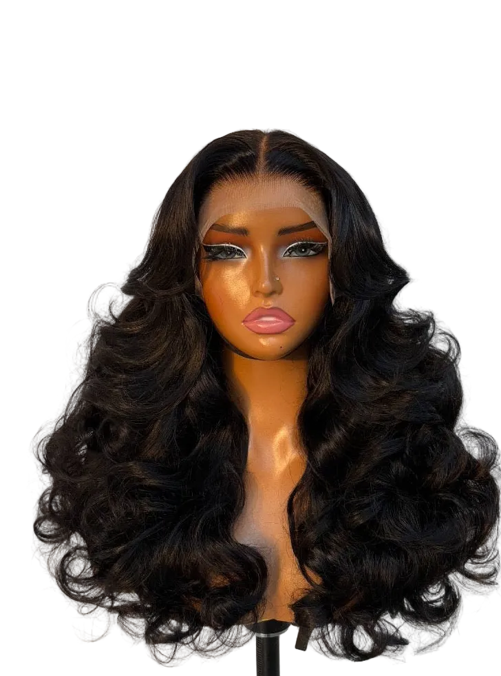 Chic Luxe Hair Pre-Styled Glueless Bouncy Curly Wig Ready To Wear| 100% Human Hair | 300% Full Density