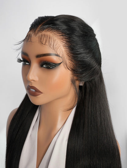 Chic Luxe Hair M Hairline Bone Straight Pre-Styled Lace Front Glueless Wig | 100% Human Hair | 250% Density
