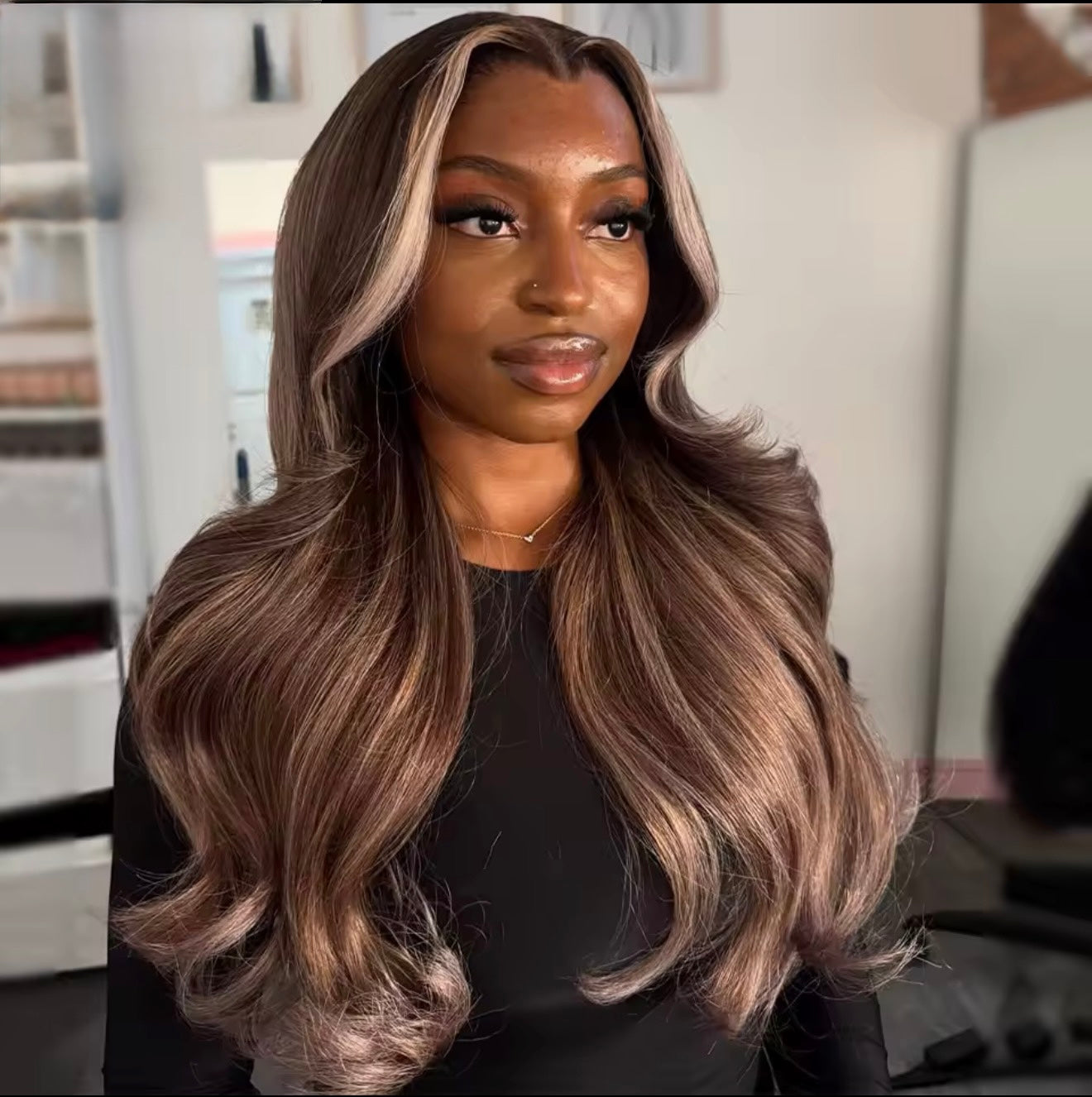 THE SERAPHINA 
Flax Blonde Balayage Melt Wig
