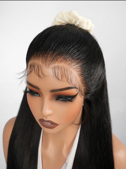 Chic Luxe Hair M Hairline Bone Straight Pre-Styled Lace Front Glueless Wig | 100% Human Hair | 250% Density