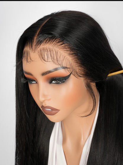 Chic Luxe Hair M Hairline Bone Straight Pre-Styled Lace Front Glueless Wig | 100% Human Hair | 250% Density