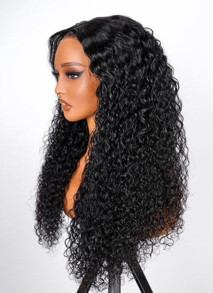 Chic Luxe Hair | Human Hair Glueless Pre Styled Curly 250% Density Wig | 100% Human Hair