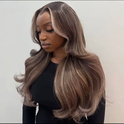 THE SERAPHINA 
Flax Blonde Balayage Melt Wig