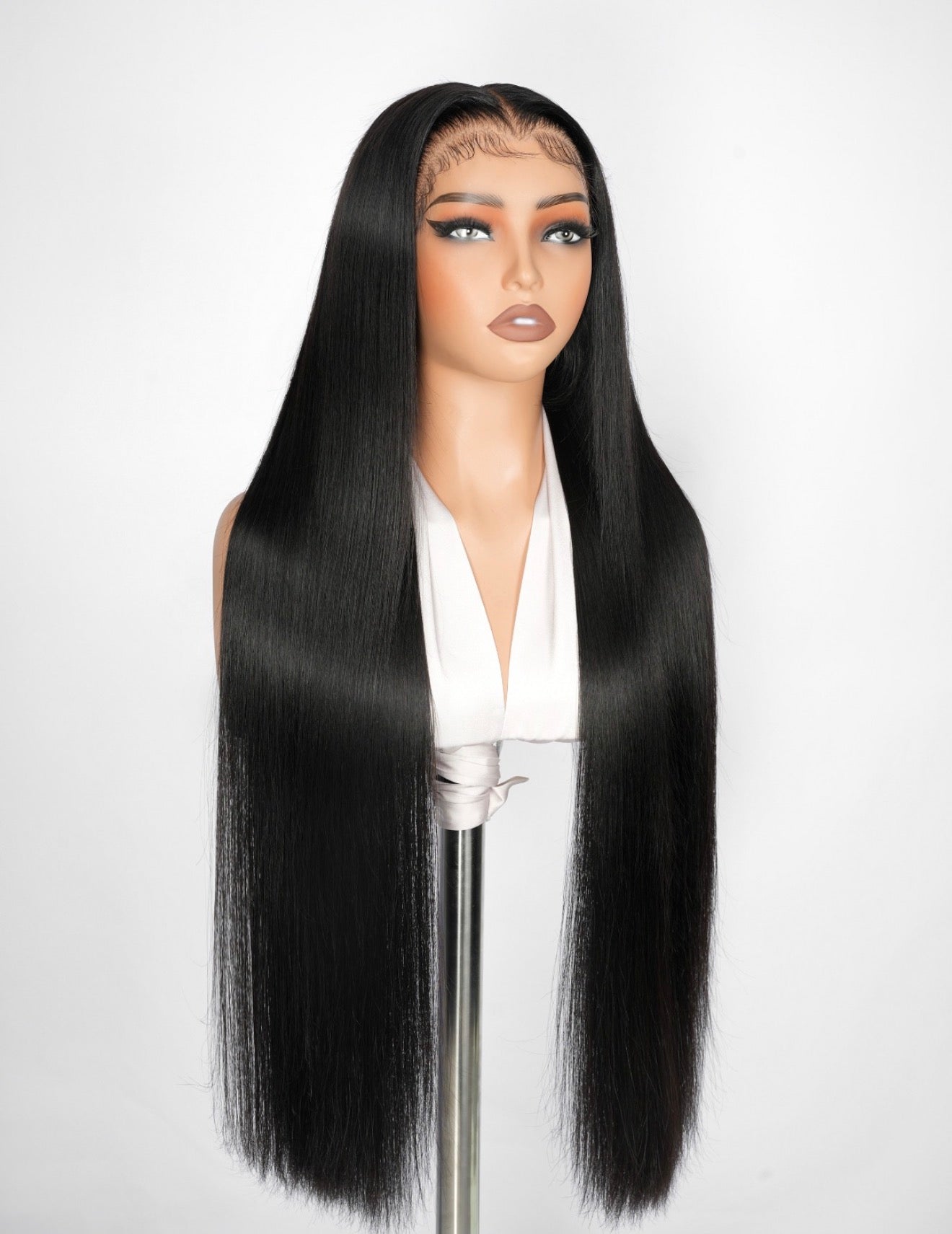 Chic Luxe Hair M Hairline Bone Straight Pre-Styled Lace Front Glueless Wig | 100% Human Hair | 250% Density