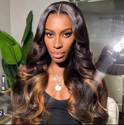 THE ARABELLA 
Mocha Caramel Balayage Melt Wig