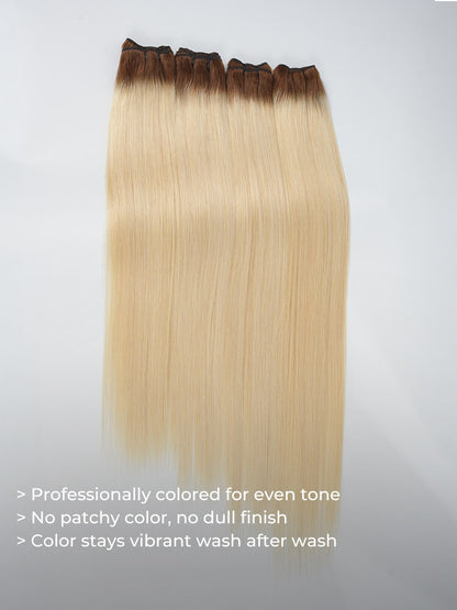 Chic Luxe Hair T4/613 Ombre Color Bundles Human Hair Body Wave And Straight | 100% Virgin Human Hair