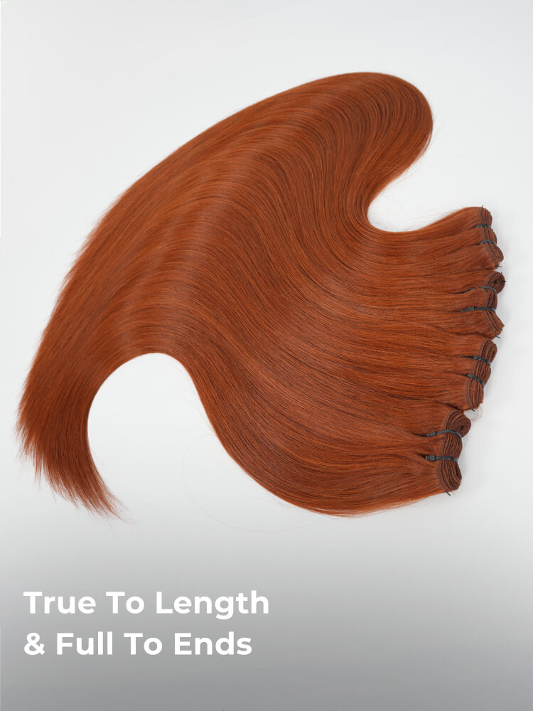 Chic Luxe Hair #35 Copper Ginger Hair Color Human Hair Bundles Body Wave And Straight  | 100% Virgin Human Hair