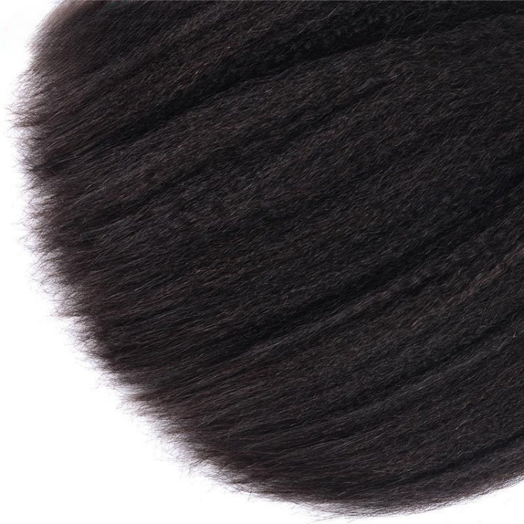 Chic Luxe Hair Kinky Straight Human Hair Bundles 3 Bundles Brazilian Virgin Yaki Hair Bundle Deals | 100% Virgin Human Hair