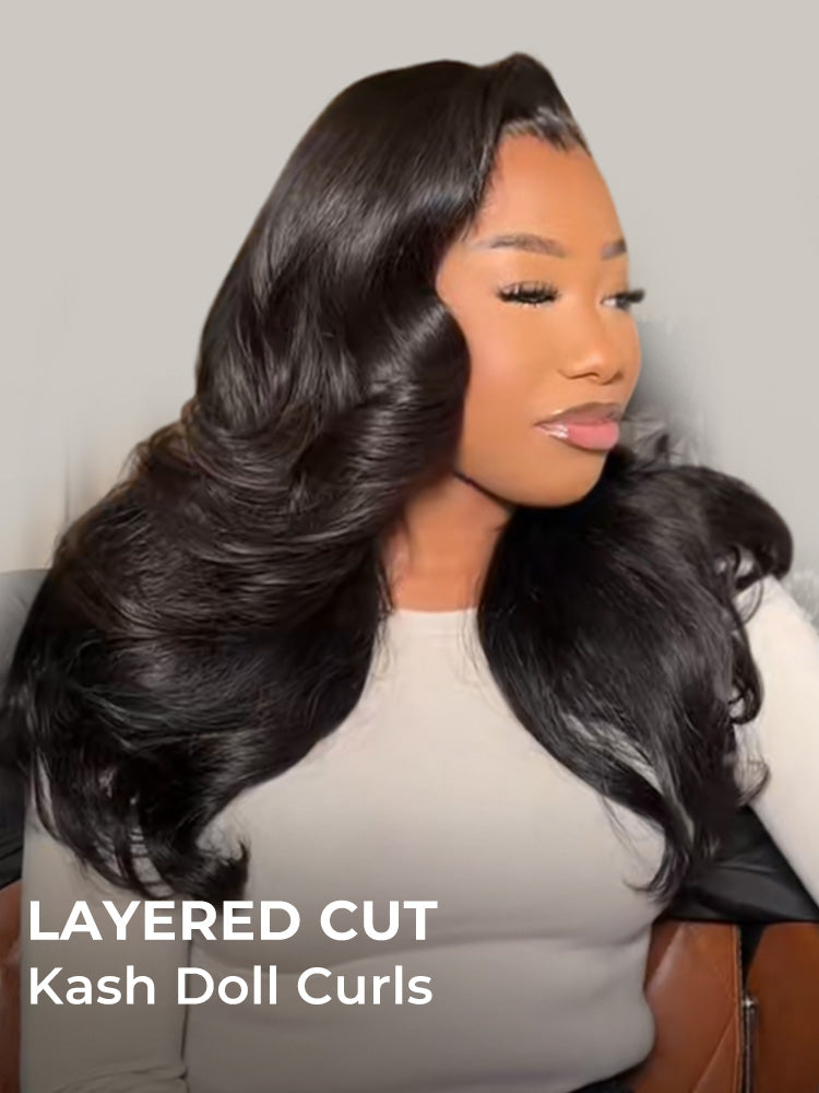 Chic Luxe Hair | Raw Vietnamese Lagos Hairline Kash Doll Layered Cut 6x8 Lace Ready To Go Wig With Drawstring | 300% Density