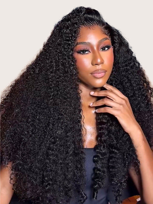 Chic Luxe Hair | Lagos Hairline 7x7 HD Lace Front Curly Wig Human Hair With Natural Hairline | 250% Density