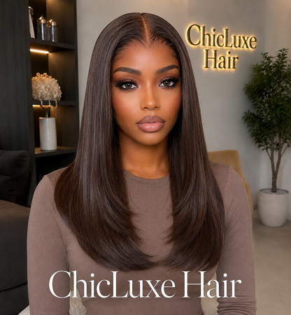 THE MILANO 
Raw Vietnamese Bone Straight Melt Wig