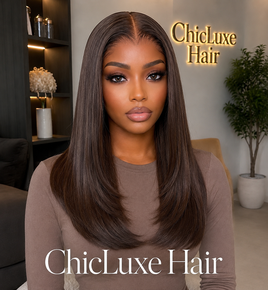 THE MILANO 
Raw Vietnamese Bone Straight Melt Wig