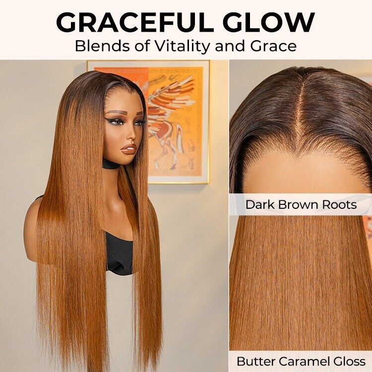 THE CELINE 
Honey Blonde Luxe Melt Wig