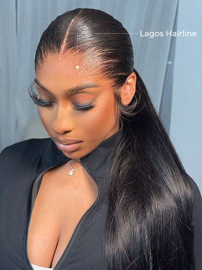 Widow's Peak M Hairline 13x6 HD Lace Front Wig No Baby Hair