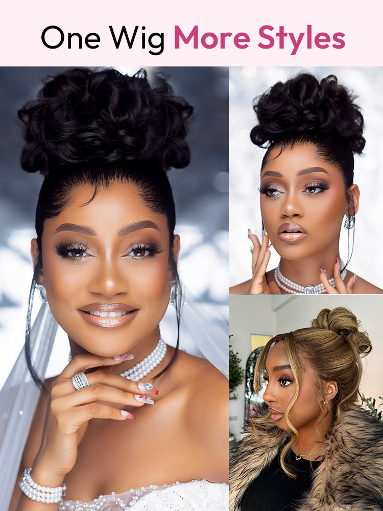 Chic Luxe Hair Body Wave Invisi Drawstring Snug Fit 360 Lace Wig | Pre-Max Throw On&Go | 100% Human Hair