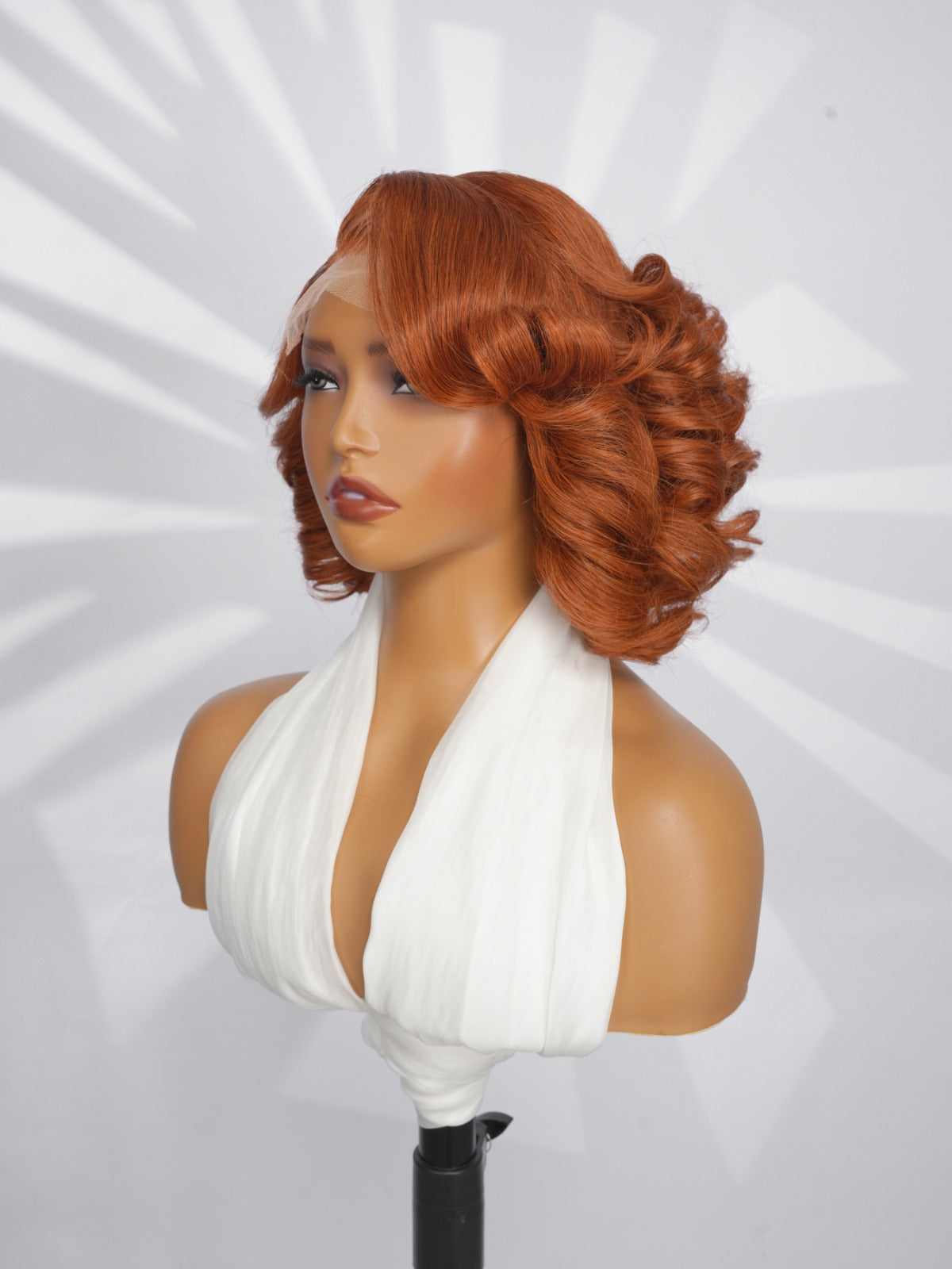 Chic Luxe Hair Glueless Pre Styled Ready To Wear Curly Short Bob Human Hair Lace Front Wig | 250% | 100% Human Hair