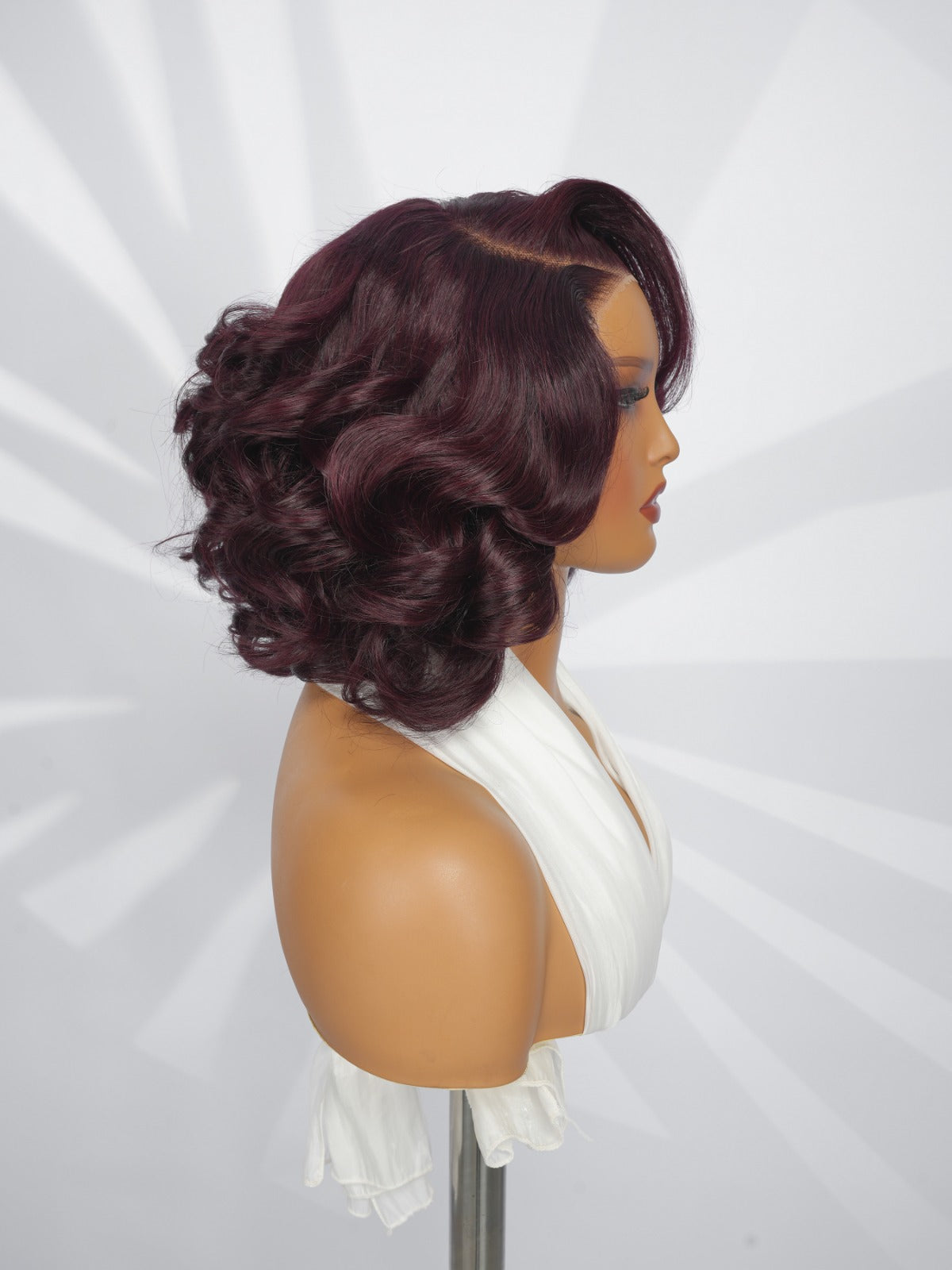 Chic Luxe Hair Glueless Pre Styled Ready To Wear Curly Short Bob Human Hair Lace Front Wig | 250% | 100% Human Hair