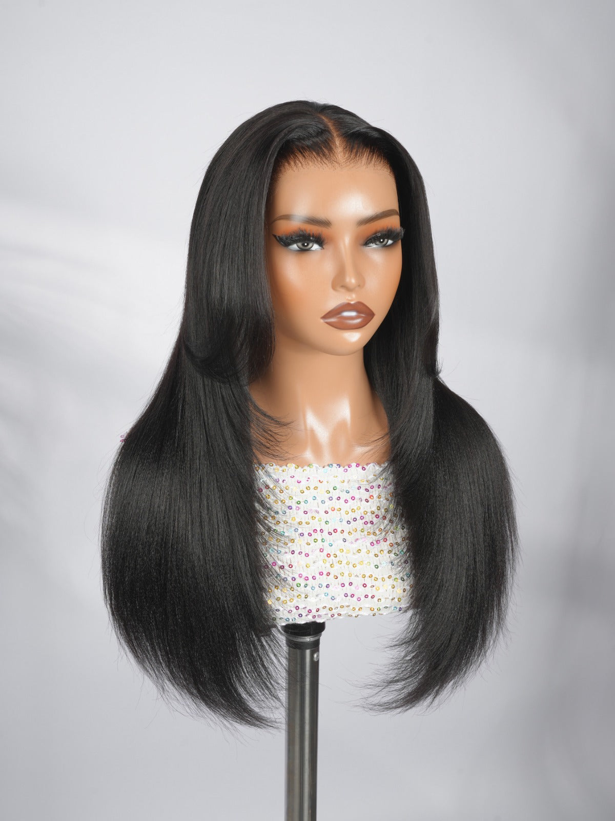 Chic Luxe Hair Layered Cut Glueless Ready To Wear Straight Wig | 100% Human Hair | 250% Density