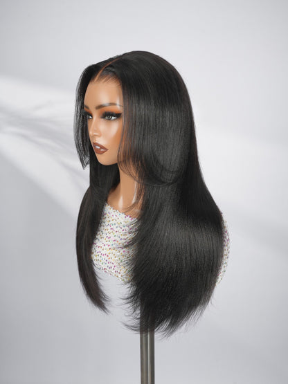 Chic Luxe Hair Layered Cut Glueless Ready To Wear Straight Wig | 100% Human Hair | 250% Density