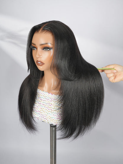 Chic Luxe Hair Layered Cut Glueless Ready To Wear Straight Wig | 100% Human Hair | 250% Density