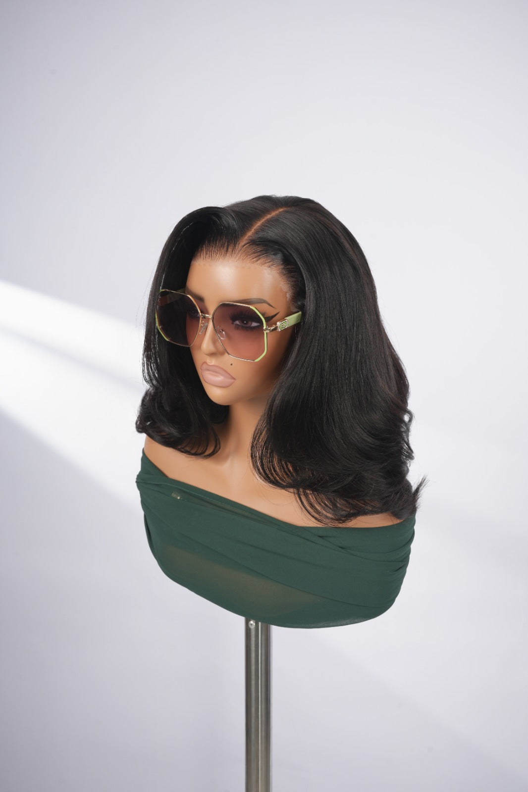Chic Luxe Hair Glueless Pre Styled Ready To Wear Layered Style Human Hair Lace Front Wig |250%  Density | 100% Human Hair
