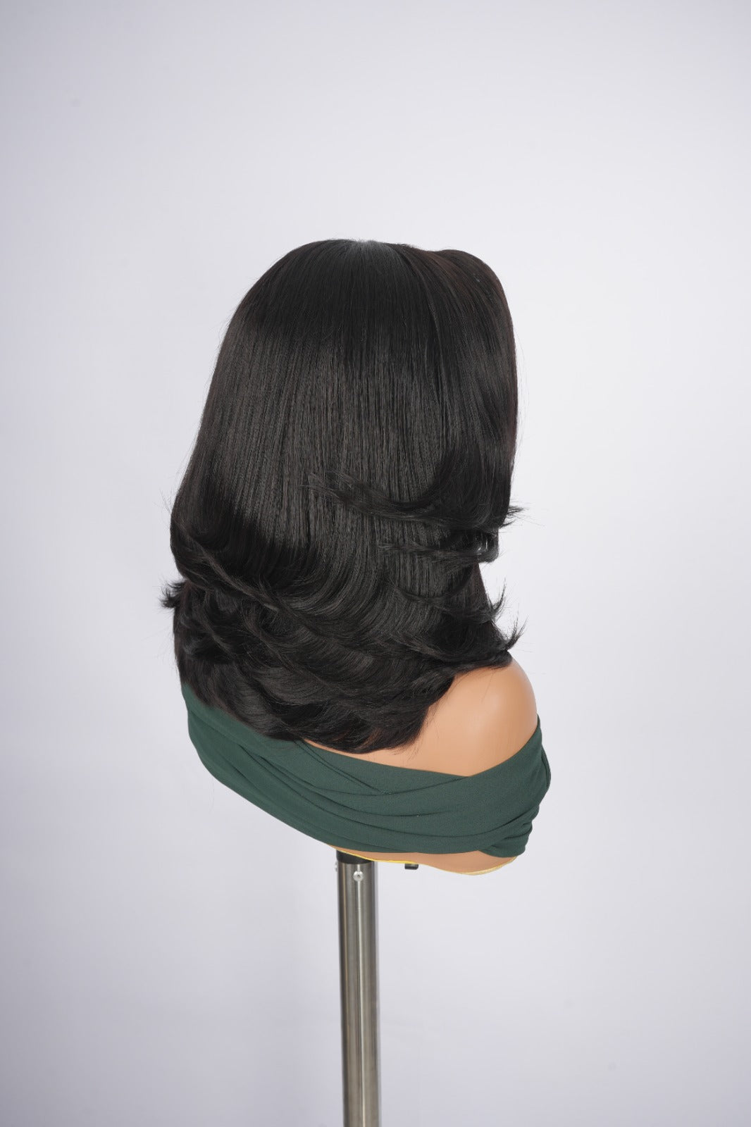 Chic Luxe Hair Glueless Pre Styled Ready To Wear Layered Style Human Hair Lace Front Wig |250%  Density | 100% Human Hair