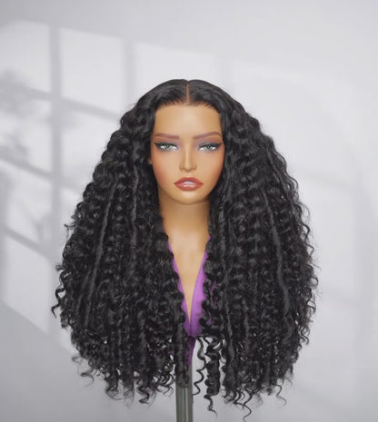 Chic Luxe Hair | Human Hair Glueless Pre Styled Curly 250% Density Wig | 100% Human Hair