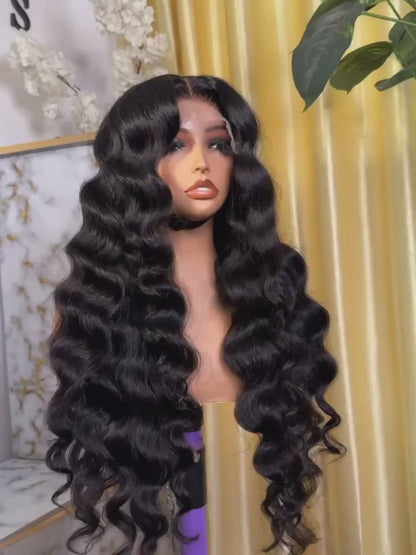 Chic Luxe Hair Raw Vietnamese SDD Loose Curly Glueless Lace Front Wig | 30inch | 100% Raw Vietnamese Hair | 300% Density