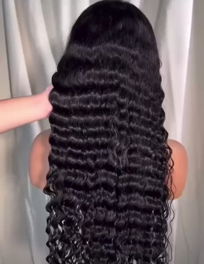 Chic Luxe Hair Loose Curly Glueless Lace Frontal Wig | 100% Human Hair | 250% Density