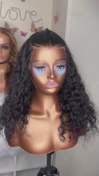 Chic Luxe Hair Glueless Pre-Cut Lace Front Pre-Styled Wear Go Curly Wig | 100% Human Hair