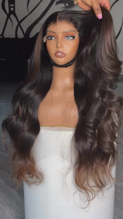 Chic Luxe Hair Raw Vietnamese SDD M Hairline Wavy Glueless Lace Front Wig | 26inch | 100% Raw Vietnamese Hair | 400% Density