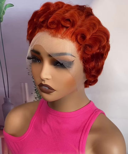 Chic Luxe Hair Pixie Cut Pre-Styled Ready To Wear Short Wig | 100% Human Hair
