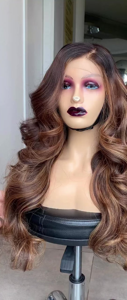 Chic Luxe Hair Raw Vietnamese SDD Bouncy Curly Glueless Lace Front Wig | 30inch | 100% Raw Vietnamese Hair | 400% Density