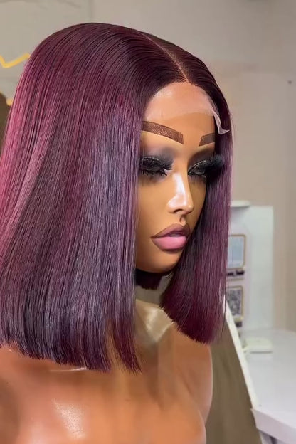 Chic Luxe Hair Raw Vietnamese SDD Lace Front Bone Straight Glueless Wig Bob | 250% Density | 100% Raw Vietnamese Hair